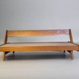 Hikor Pisek daybed sofa, Vintage Czech 1960s