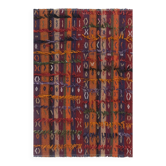 Vintage Turkish handmade rug 141x181 cm