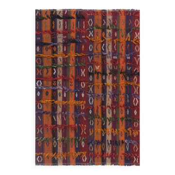 Tapis turc vintage fait main