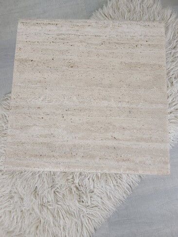 Travertine coffee table design 1970 vintage