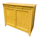 Buffet parisien vintage jaune miel