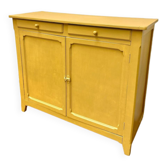 Honey yellow vintage Parisian sideboard