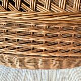Vintage woven wicker basket