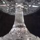 Centerpiece (or fruit bowl) on a cut crystal stand