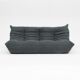 Canapé trois places Togo en bouclé vert par Michel Ducaroy pour Ligne Roset