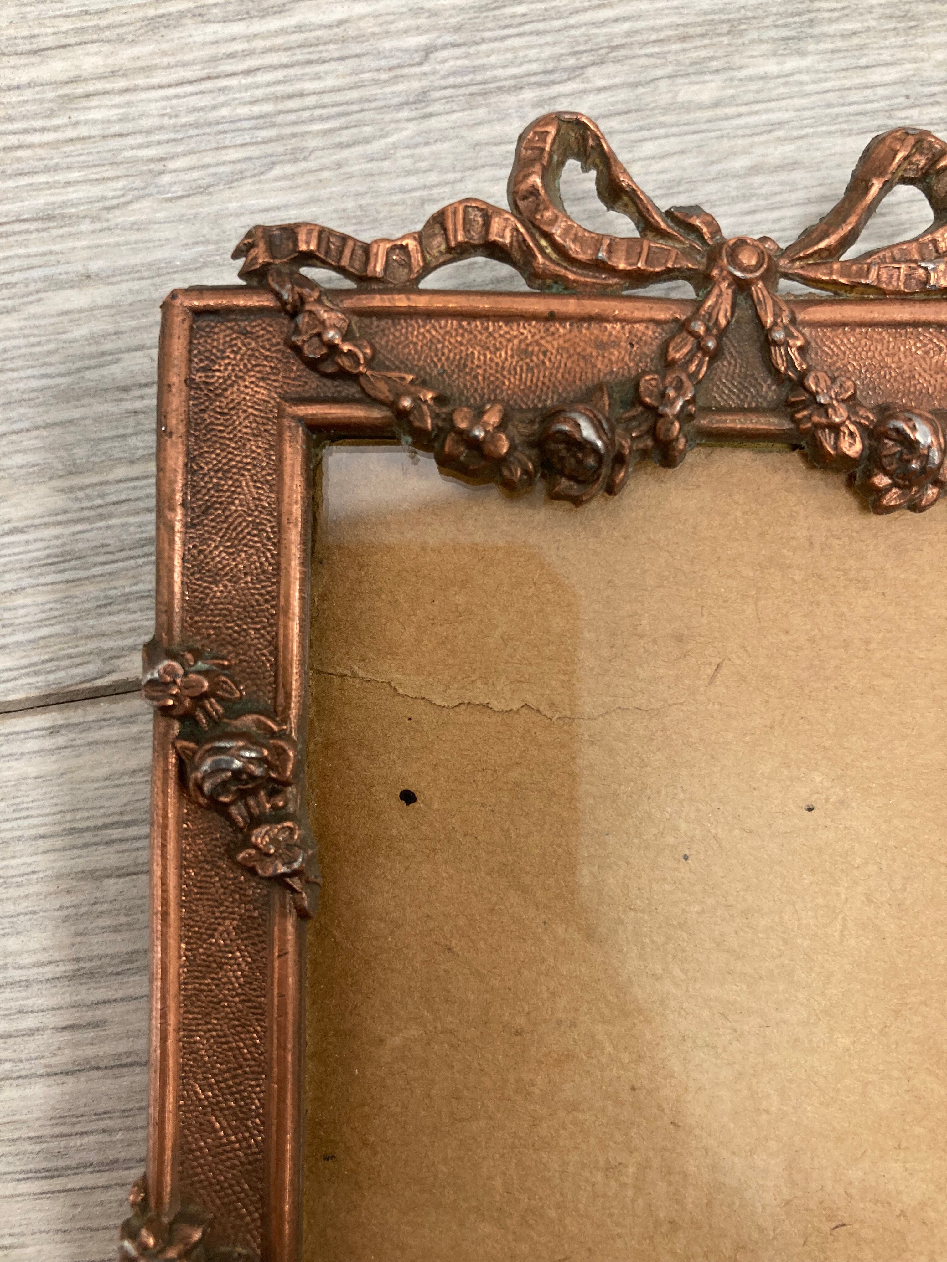 Vintage copper frame