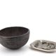 Empty tumbler pocket in ceramic by Brigitte Marionneau