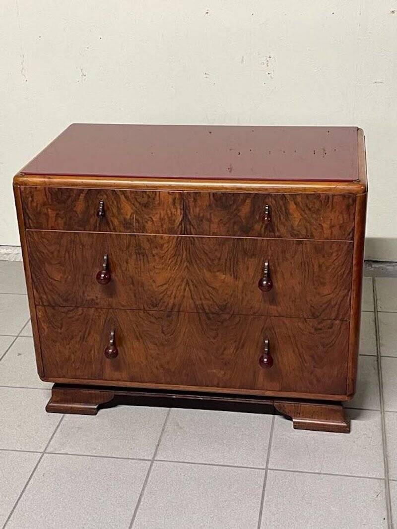 Cassettiera piccola Déco, anni '30