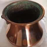 Cache pot en cuivre  17 x 24 cm