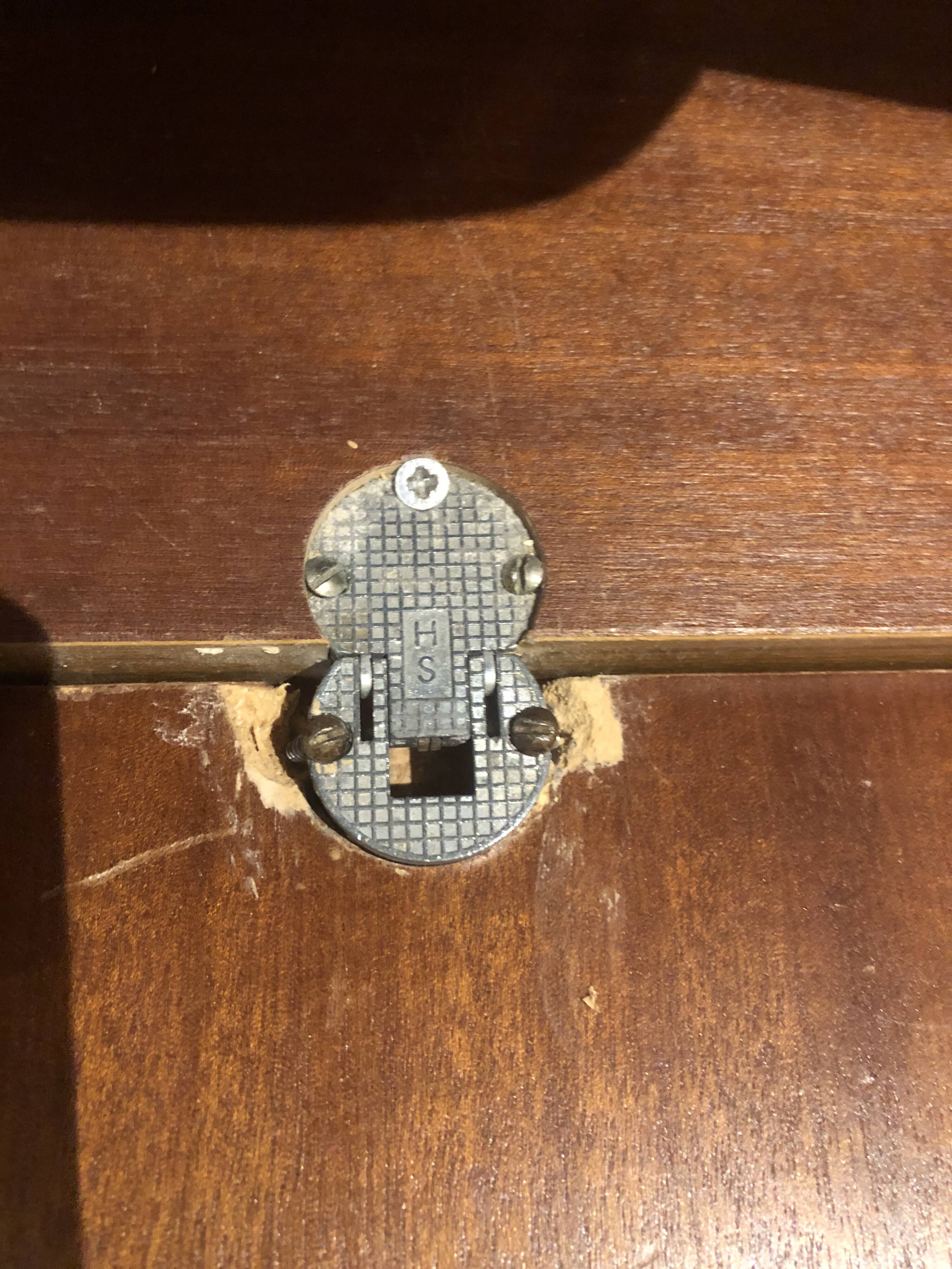 Living in teak veneer, France 1960