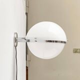 Mid-century Italian space age spherical wall light by Guzzini.