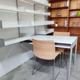 Wall shelf with desk by Dieter Rams for Vitsoe