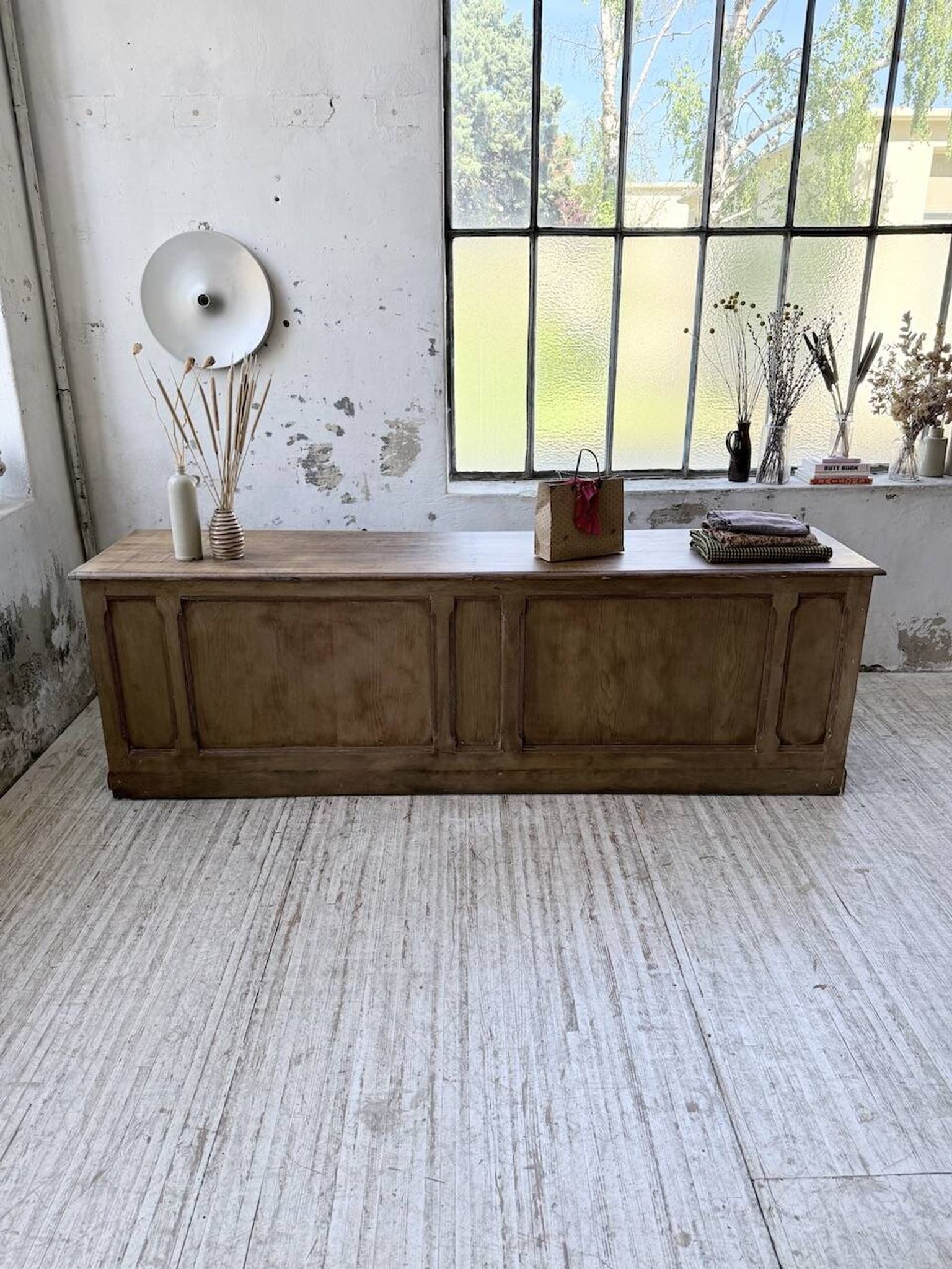 Oak workbench 250 cm XL 1950