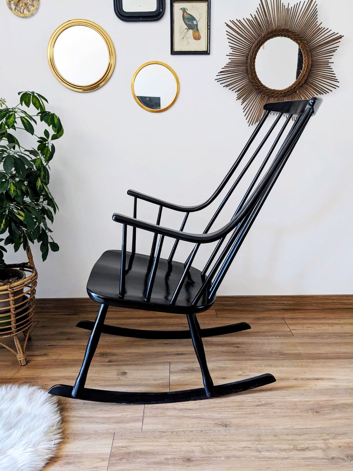 Rocking chair model grandessa by Lena Larsson, 1960