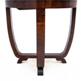 Art deco extendable table, poland, 1930s