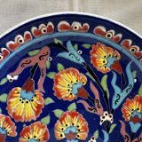 Kuthaya Decorative Plate Turkish Ceramic Handmade Diameter 23 cm