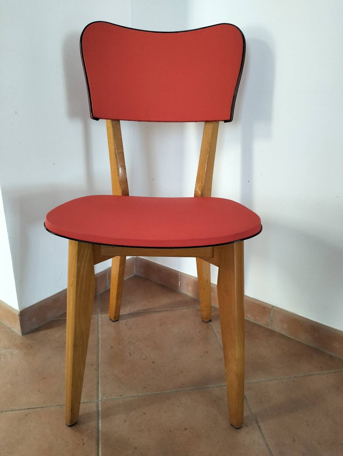 Red chair from the 1950s