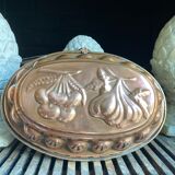 Old copper cake mold