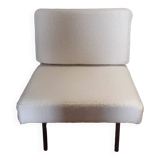 Vintage white loop chair