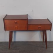 Teak Entrance Cabinet 3 Drawers By Talgø, Scandinavian Mid-Century 1960s