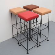 Ensemble de 4 tabourets de barre Wire années 1960
