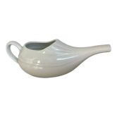 Saucière porcelaine blanche ancien biberon