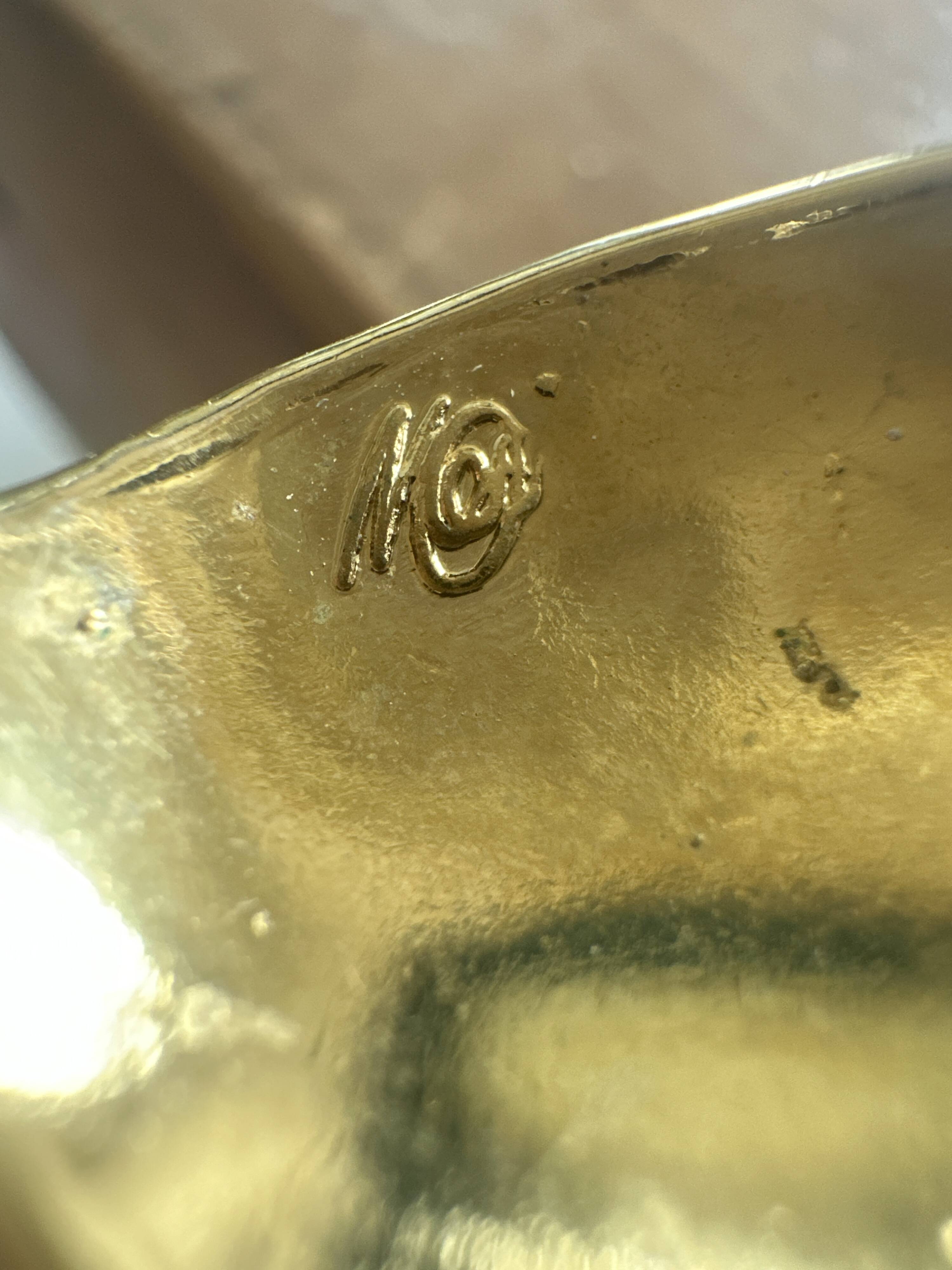 Set of 6 Vintage Gold Moka Spoons - Tableware - Coffee Spoons