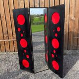 Vintage retro screen with mirror