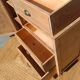Handcrafted asymmetrical wooden furniture