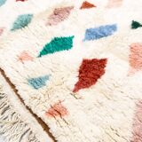 Moroccan Berber rug, Beni Ouarain terrazzo, 2.88x1.97m