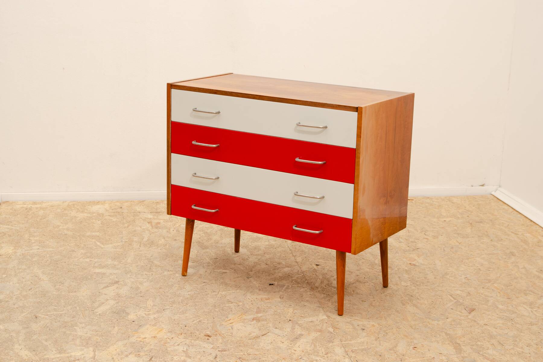 Mid century Eastern Bloc Vintage chest of drawers, 1970´s, Czechoslovakia