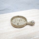 Empty cup vintage pocket in pyrite stoneware