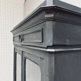 Louis-Philippe style black patina sideboard (restored)