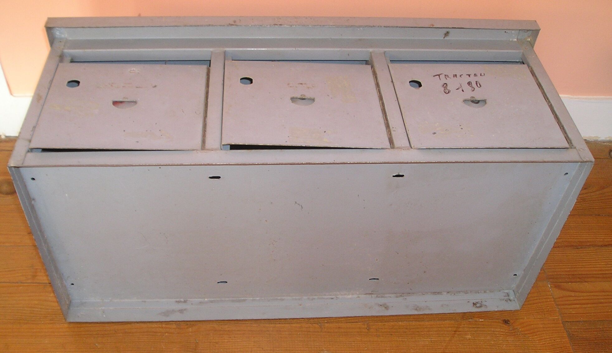 Block of 3 mailboxes from the 60s/70s