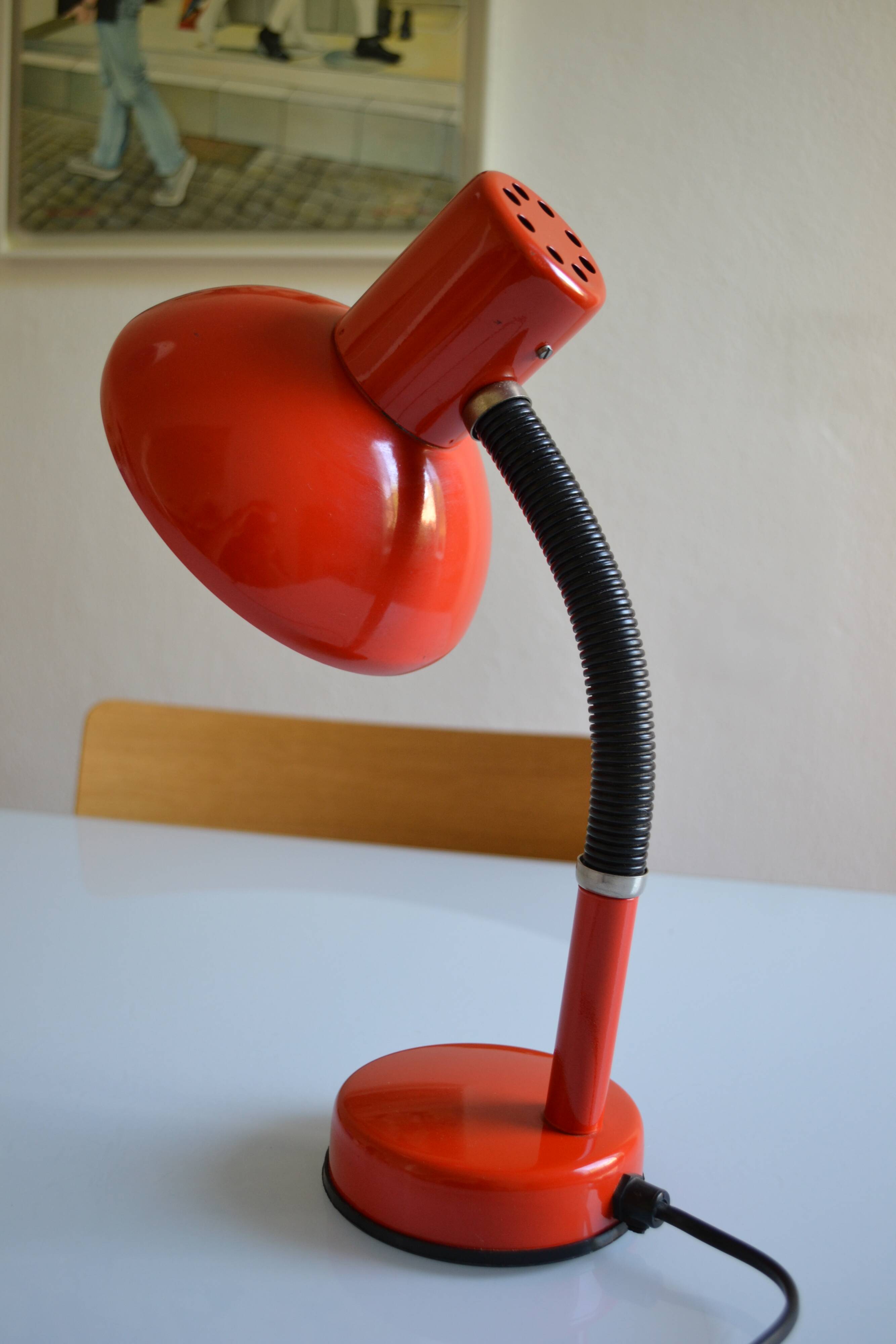 Vintage orange lamp Kema Keur