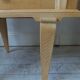 Paire de chevets vintages en bois brut , plateaux miroir.
