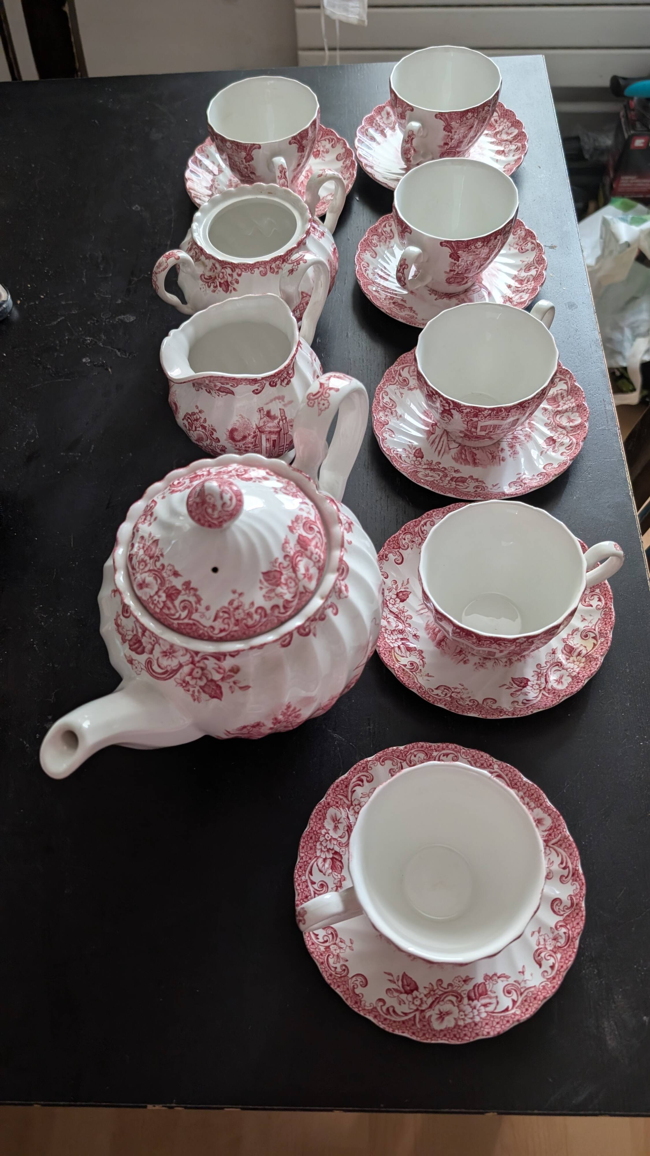 Service à thé anglais Johnson bros