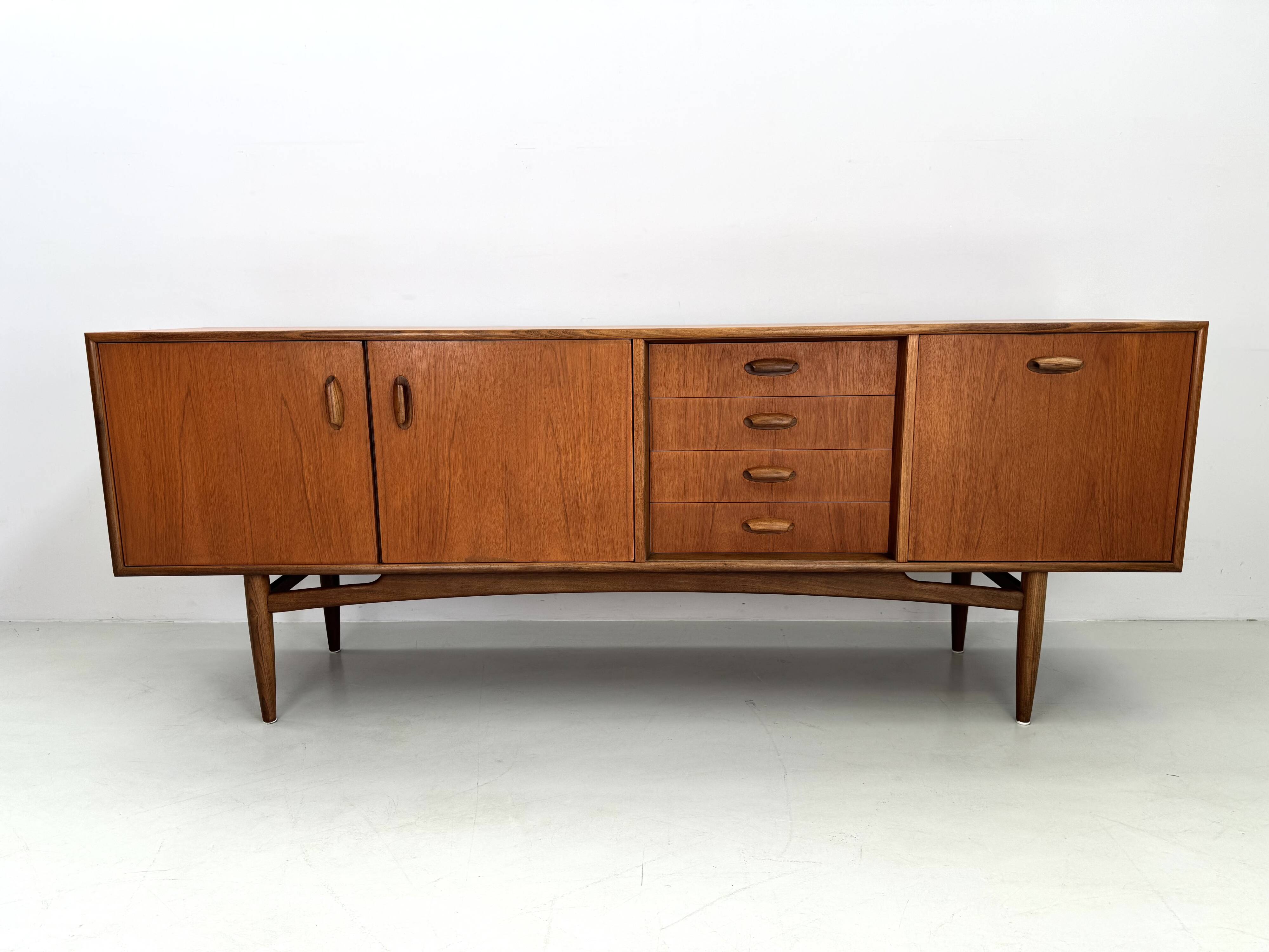 Vintage sideboard by G-Plan, designed by Victor Wilkins, from the "Brasilia