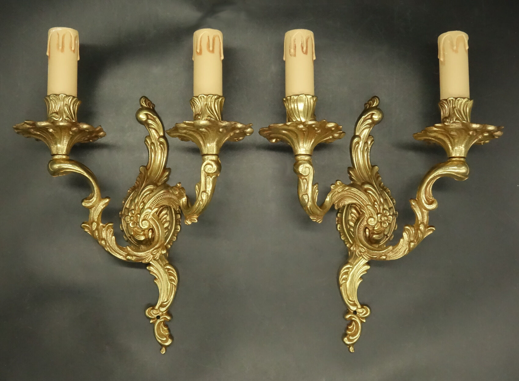 Paire d'appliques style Louis XV