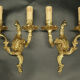 Paire d'appliques style Louis XV