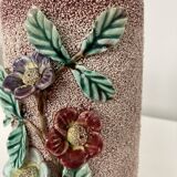 Vase barbotine relief début XIXeme