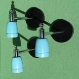 3 Chrome Porcelain Wall Lights Lighting Fixtures