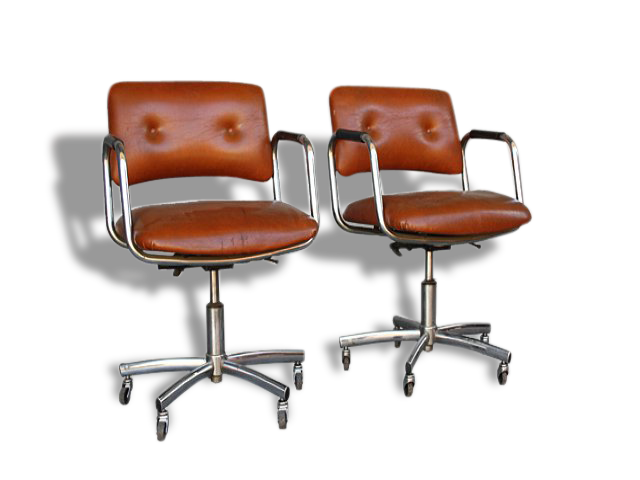 Pair of armchairs vintage 1970 Tubulars