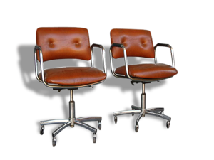 Paire de fauteuils vintage