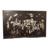 Lacquered painting VN