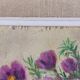 Signed flower painting