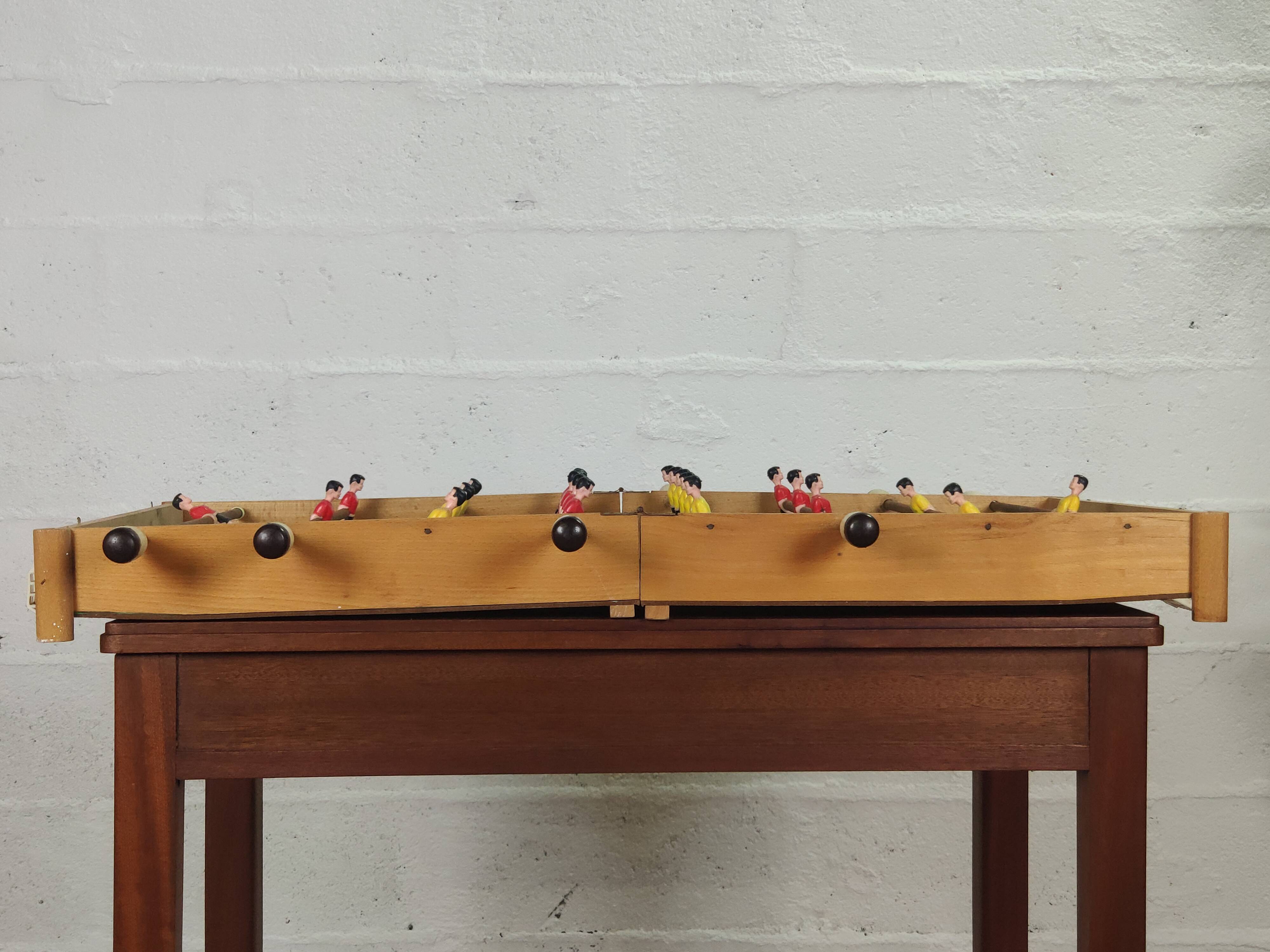 Folding vintage table football