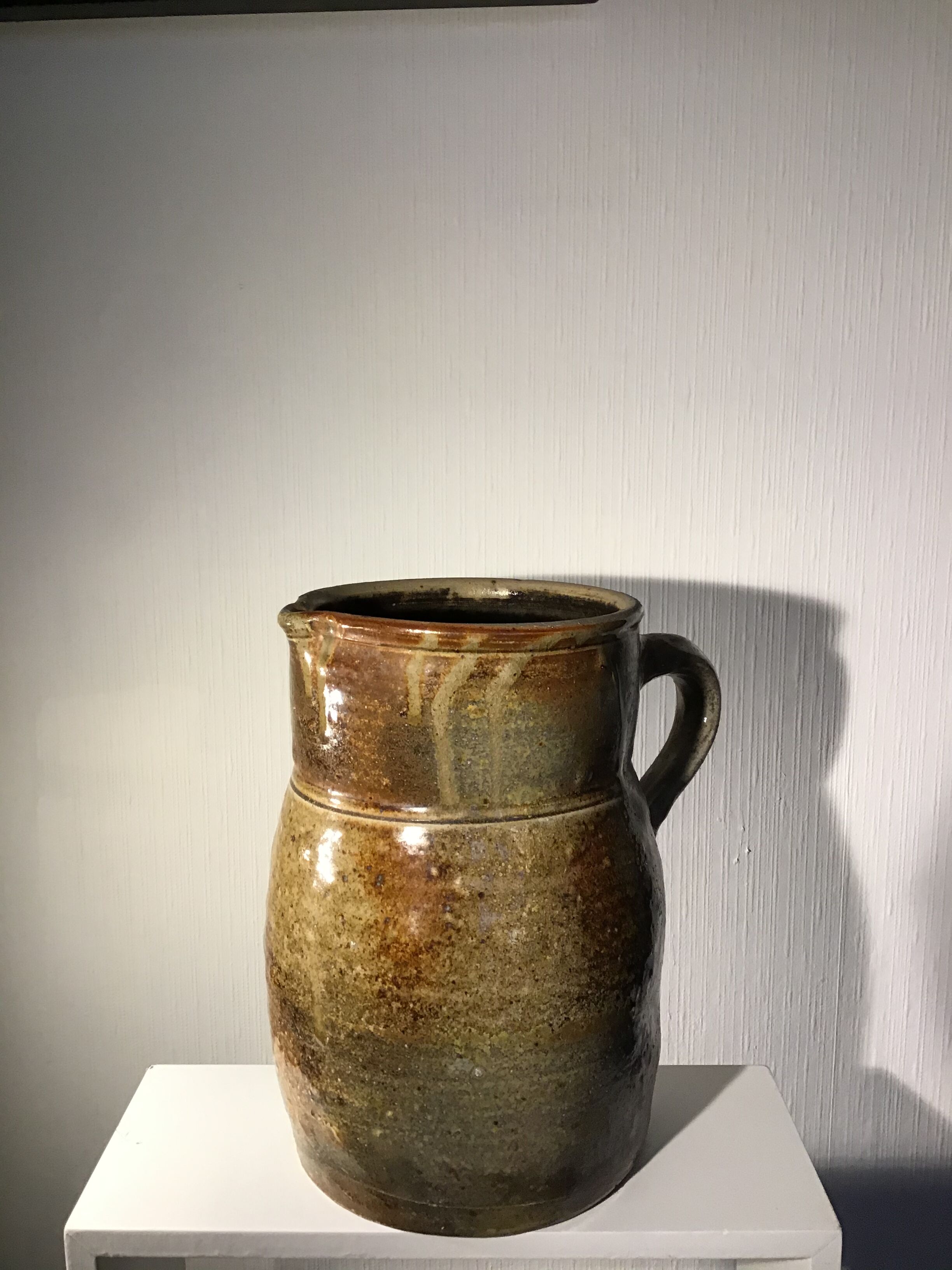 Milk pot made of 19th century Puisaye sandstone