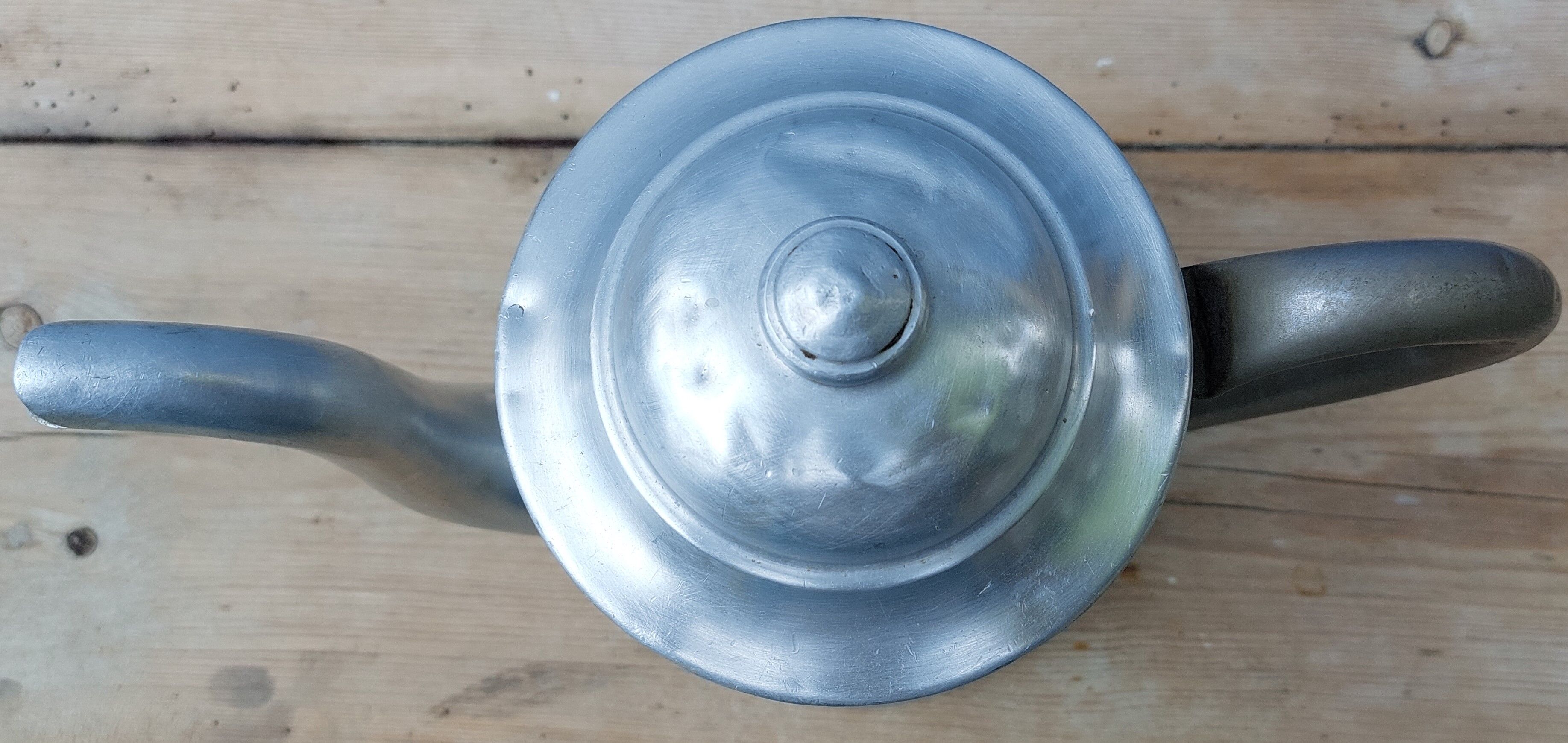 Aluminum coffee maker