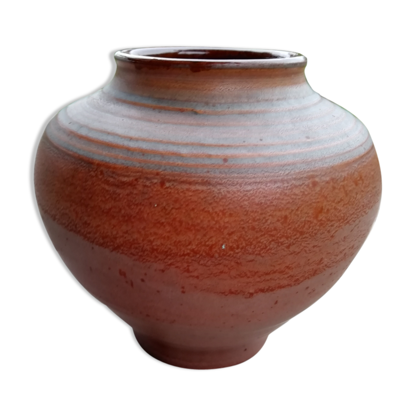 Terracotta craft ceramic vase